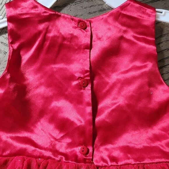 Red Christmas dress size 5 Nannette kids - Picture 7 of 9